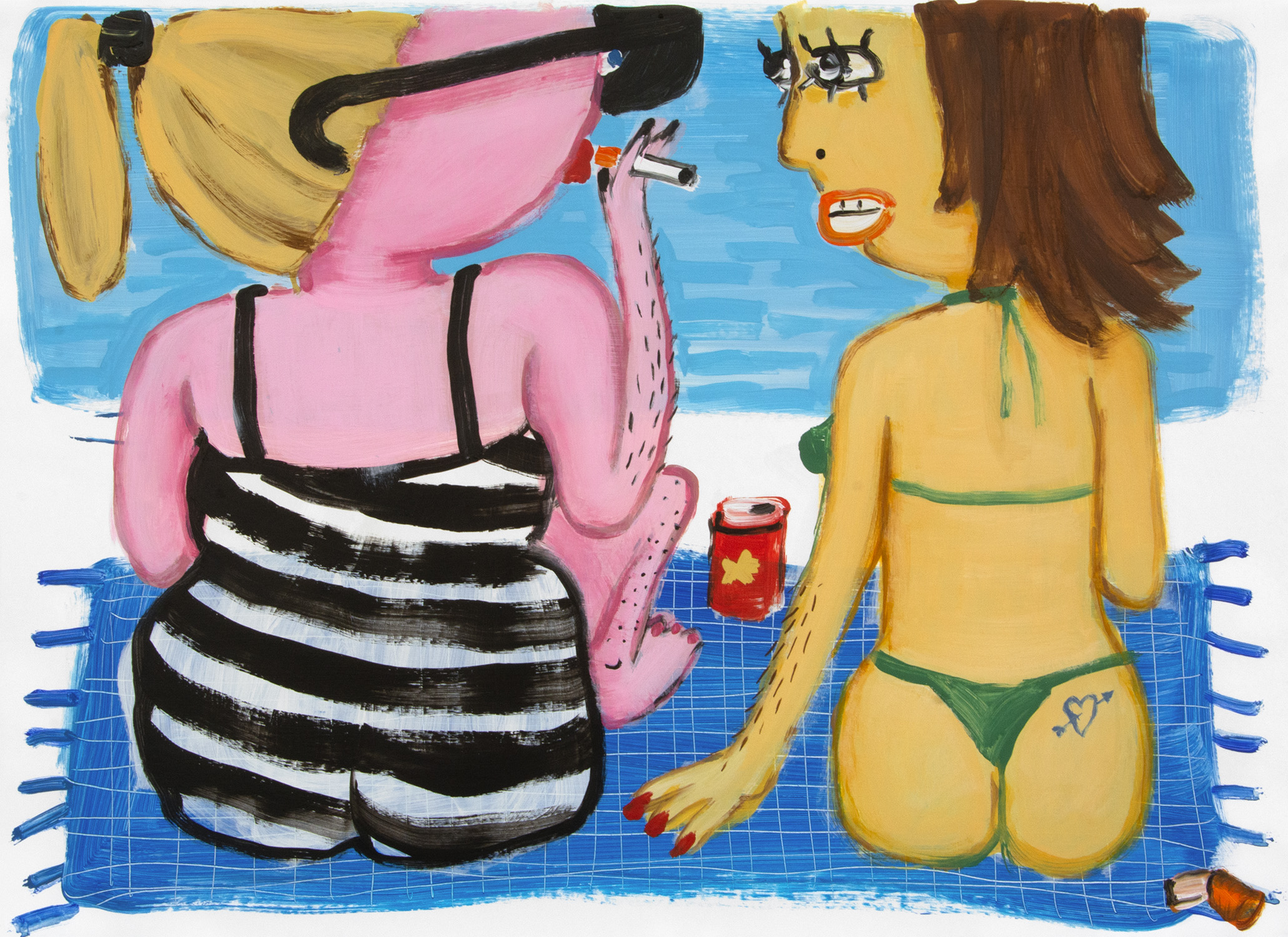 Girlstalk, 65x90cm, 2023